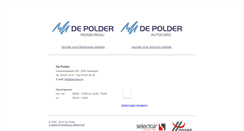 Desktop Screenshot of depolder.be