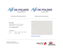 Tablet Screenshot of depolder.be